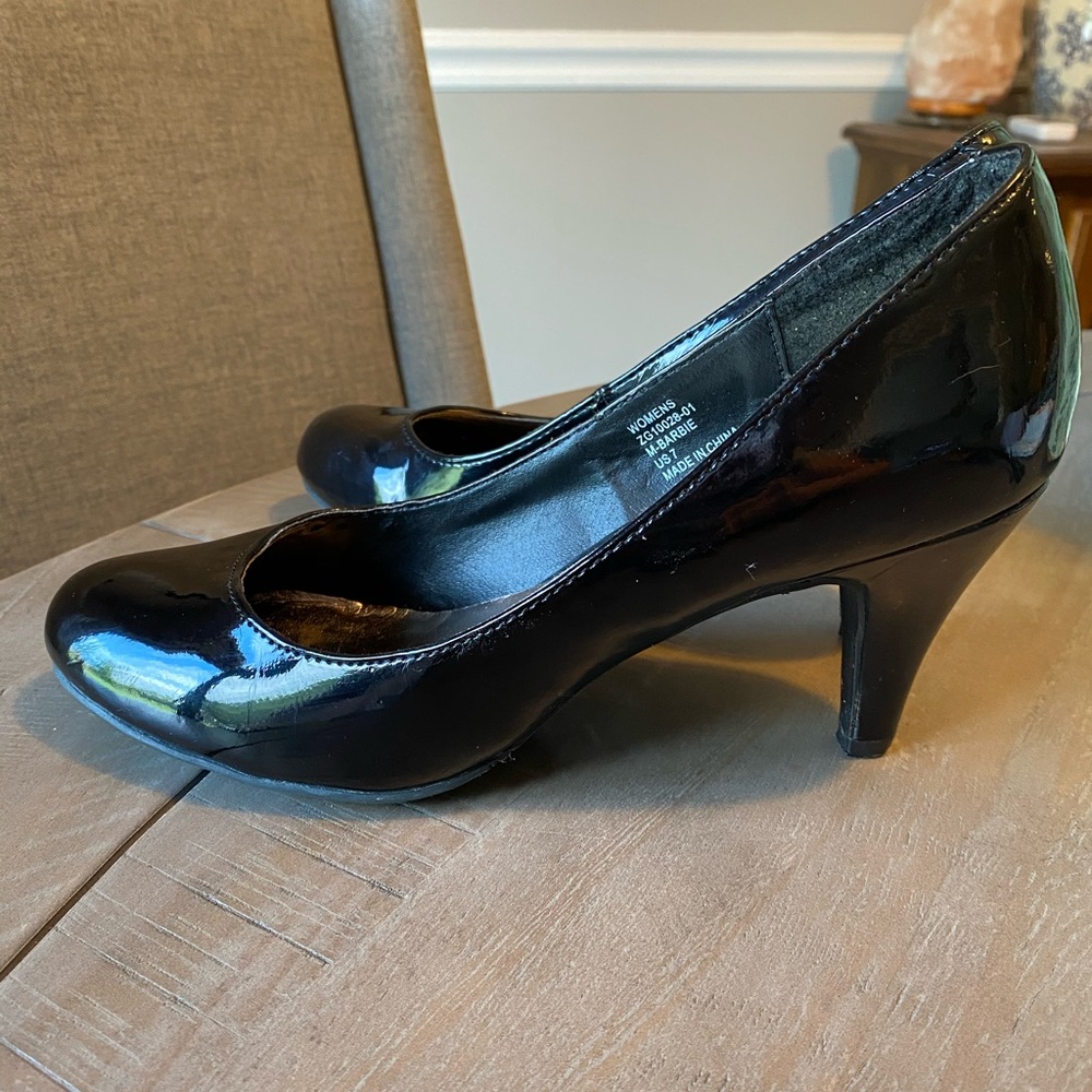 Mix No. 6 Barbie Patent Leather Black Pumps